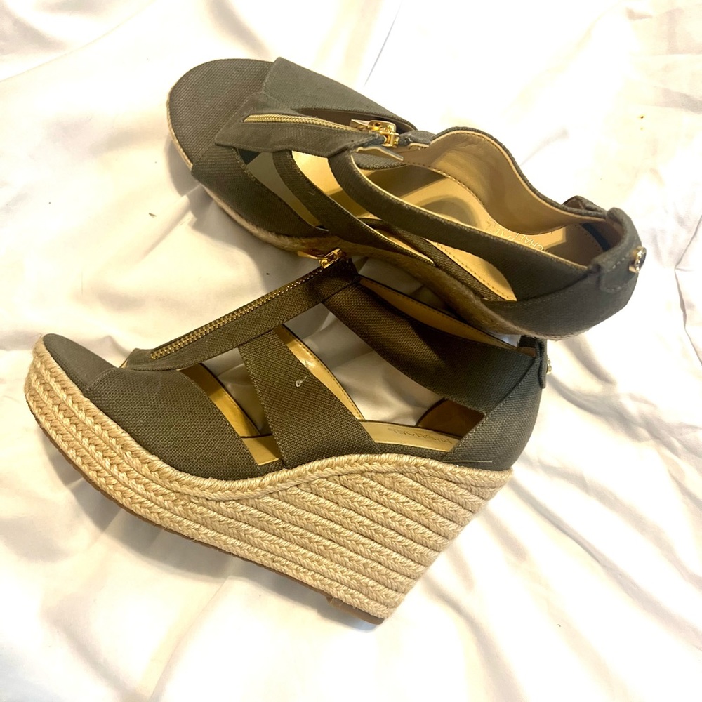 Michael by Michael Kors Zip Wedges Size 7.5